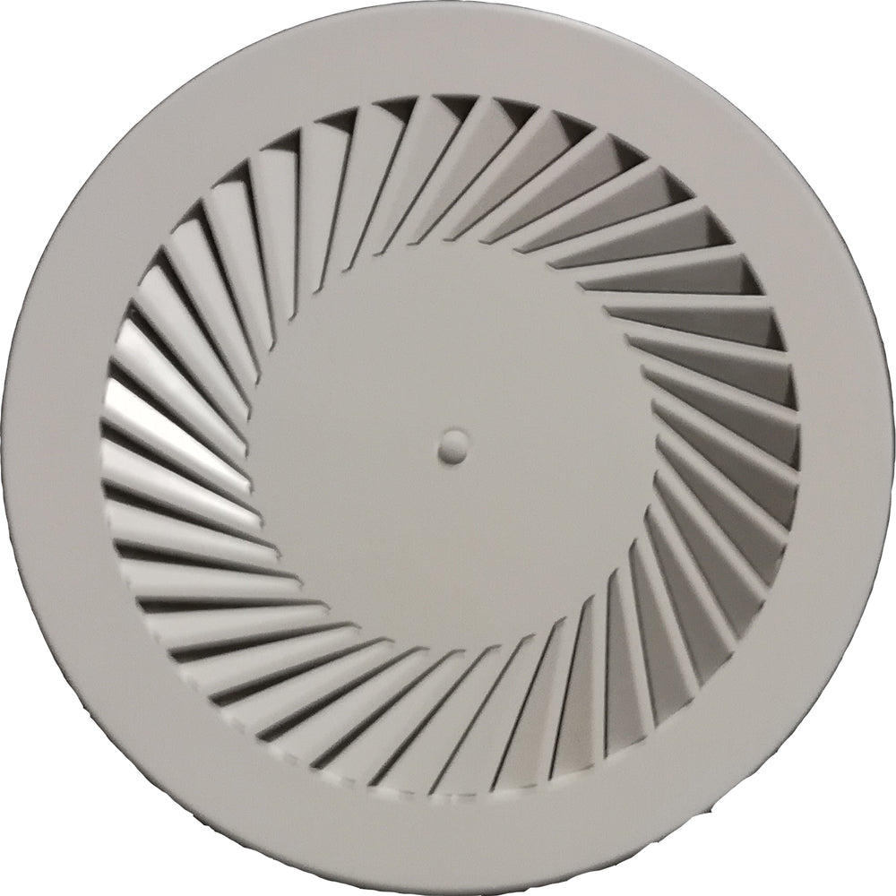 späth runder Deckendrallauslass DFRT-C 498mm, feststehende, sternförmige Lamellen