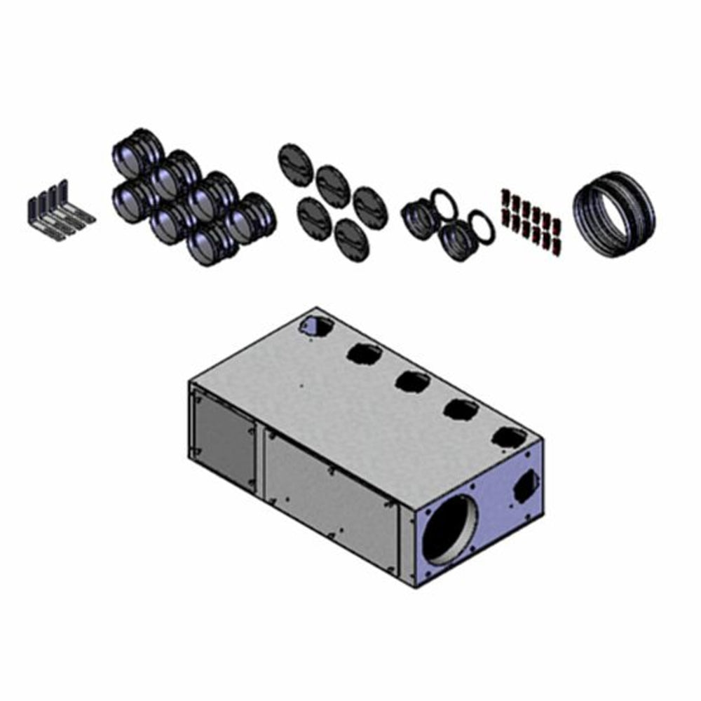 Helios FlexPipe Multi-Verteilerkasten FRS-MVK 5+2-75/160 H