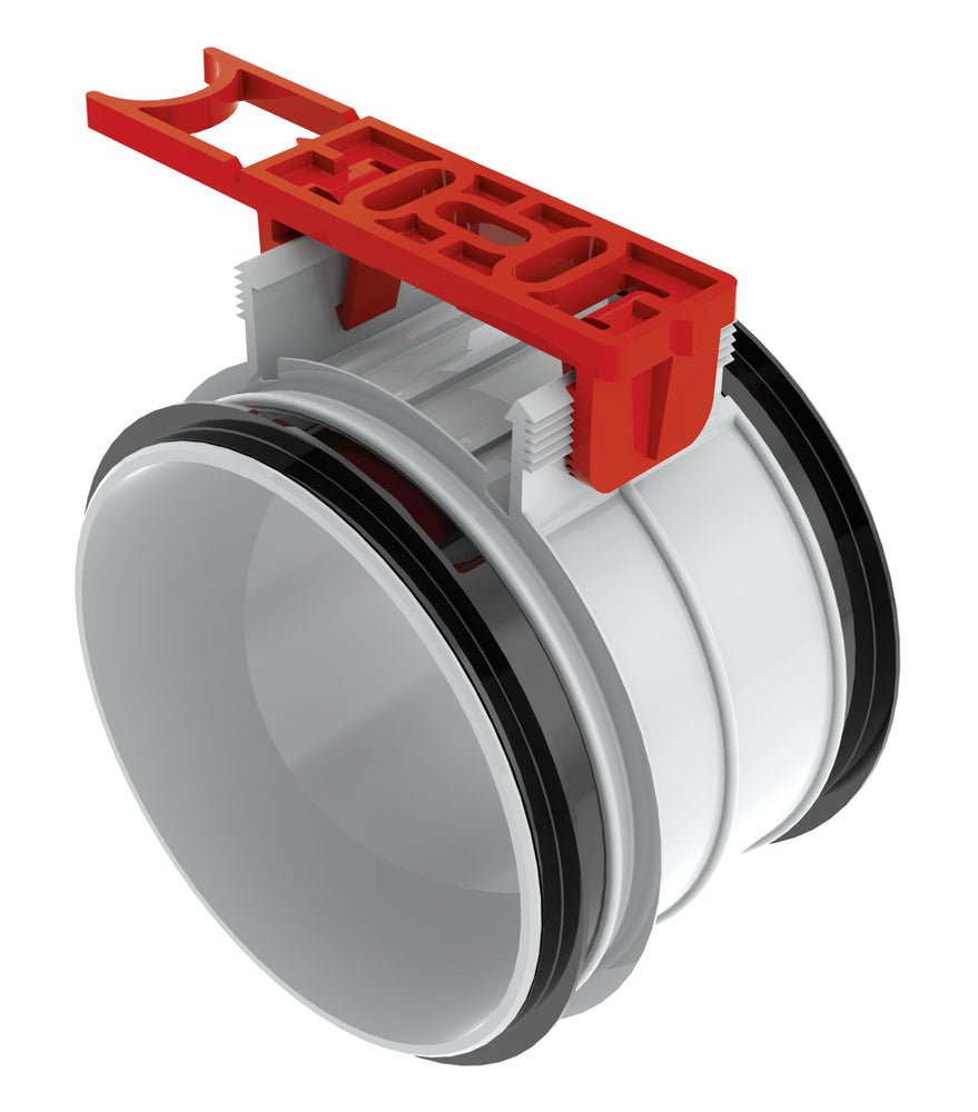 Helios RP - LV, Renopipe Langverbinder kpl. mit Befestigungsklammer