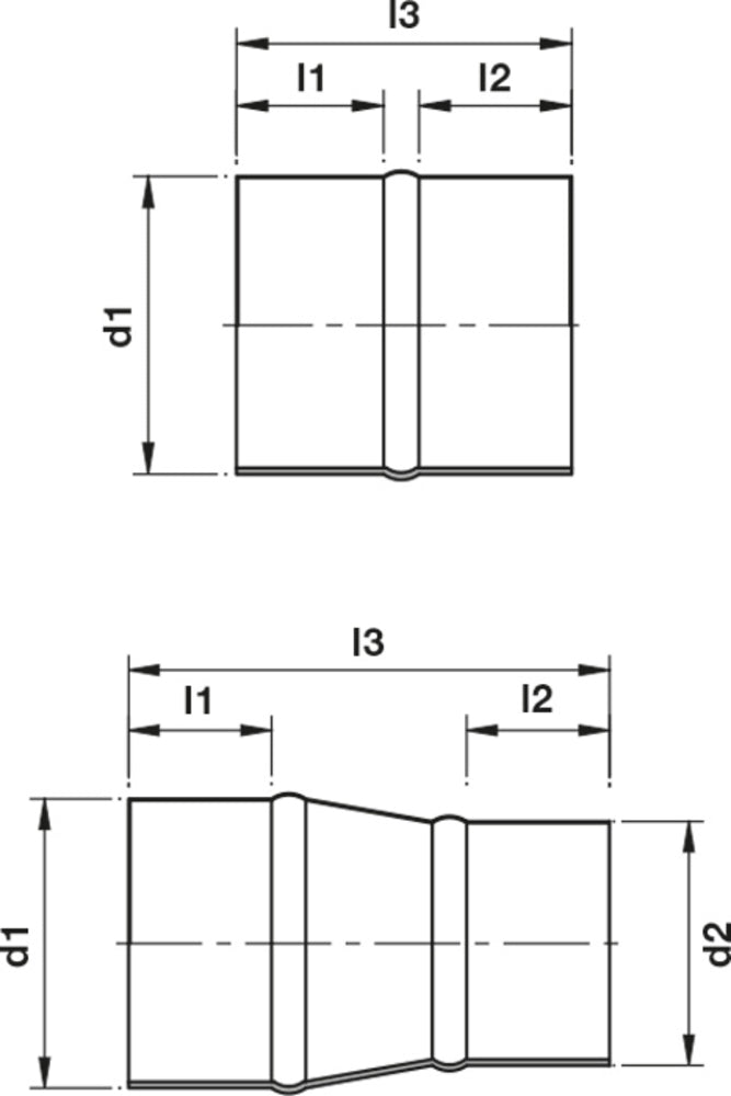 Norres Schlauchverbinder, für Schlauch DN 100mm