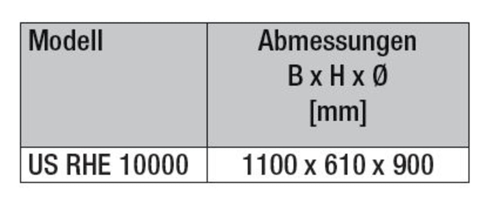S&P Übergangsstutzen US RHE 10000, 1100x650mm/d=900mm