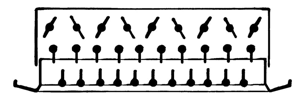 Trox Lüftungsgitter TRS-DG/1025x75/A1