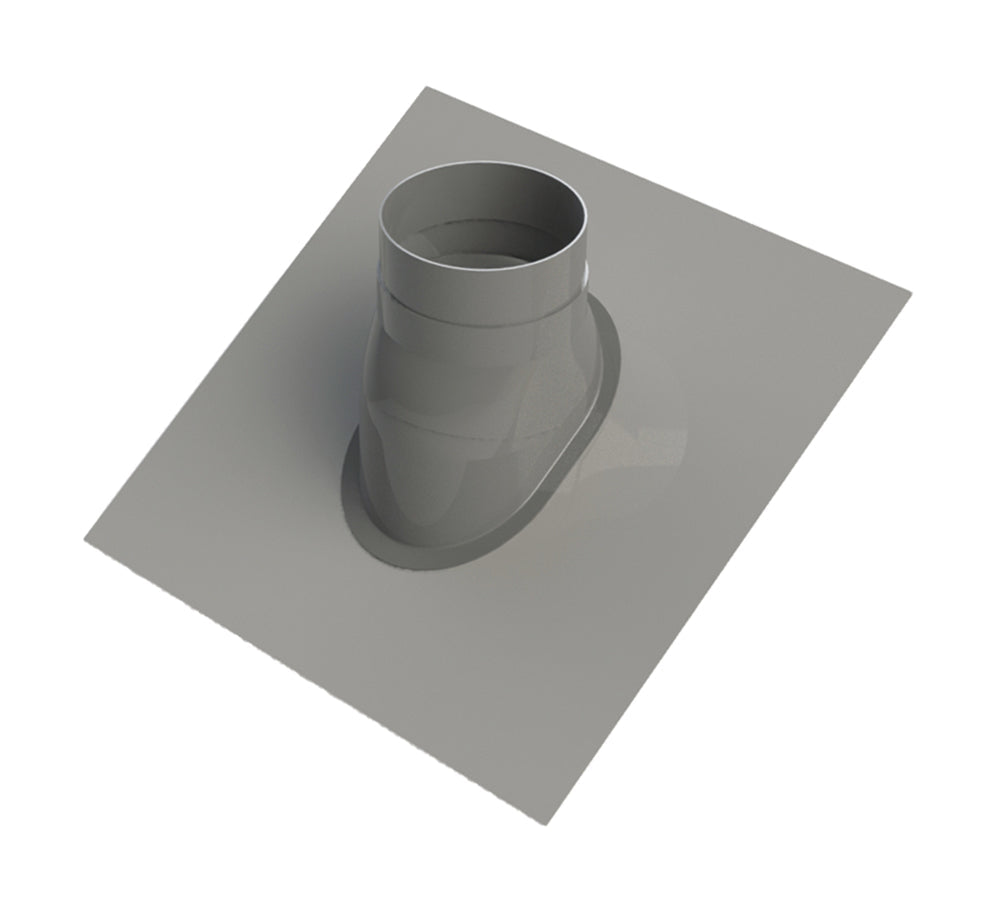 Helios IP-UDPS 125, Dachpfanne univ. mit Bleirand Dachneigung 25-45 Grad schwarz