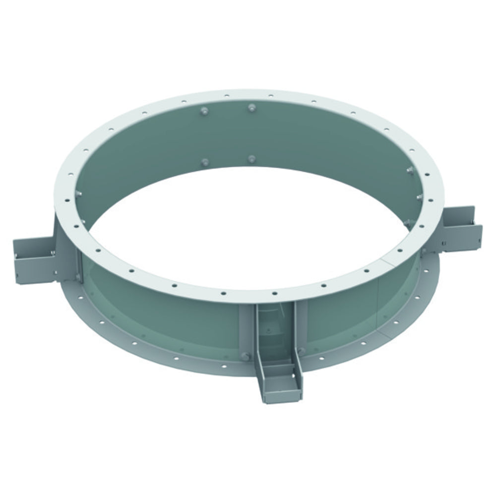 Helios MRV 315, Montagering für Ventilatoren zur vertikalen Befestigung geschraubte Ausführung