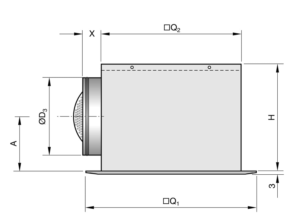 Trox Dralldurchlass AIRNAMIC-Q-Z/300H