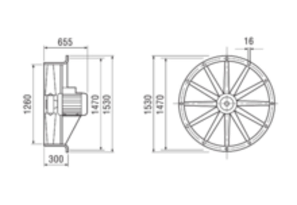Maico Axialventilator DAS 125/8