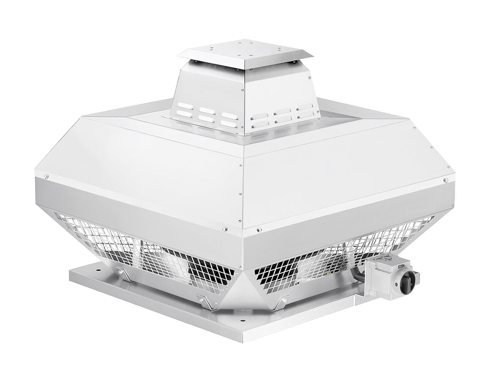 Helios Radial-Dachventilator, 3-PH horizontal, 400 V, 6-polig