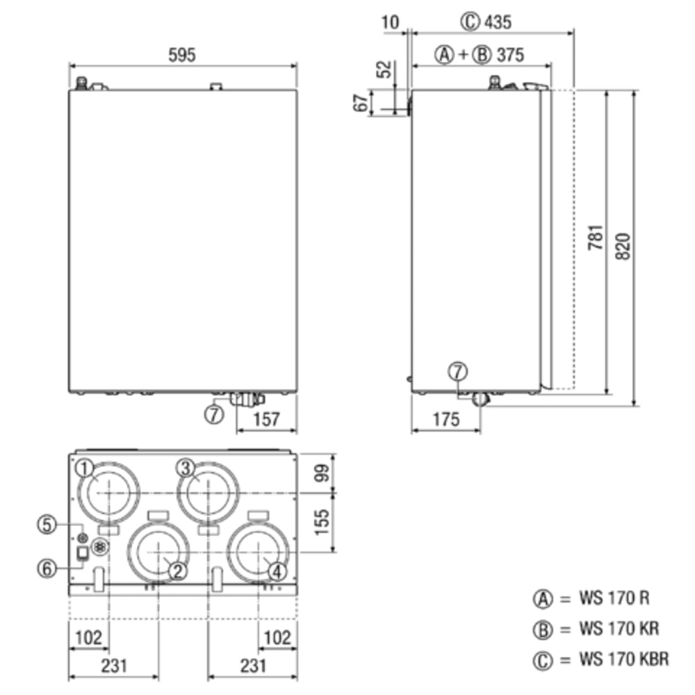 Maico Raumluft-System WS 170 KBR