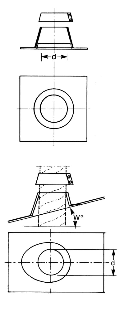Dacheindeckung VHIN (Dachneigung 31°-45°) NW 140