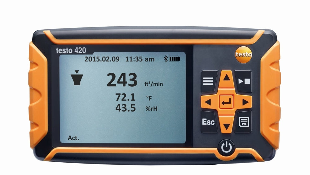 testo 420 - Volumenstrom-Messhaube für Deckenauslässe