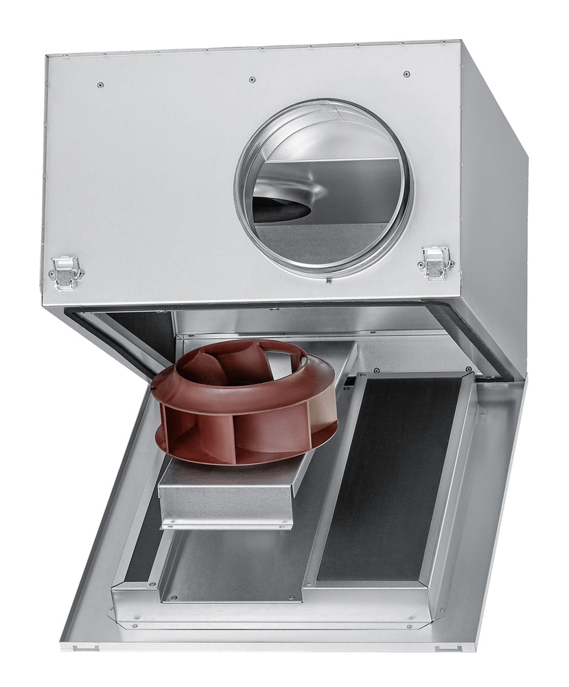 Helios SILENTBOX SB EC 200 A mit EC-Motor, 220-240V, stufenlos steuerbar, schallgedämmtes Gehäuse