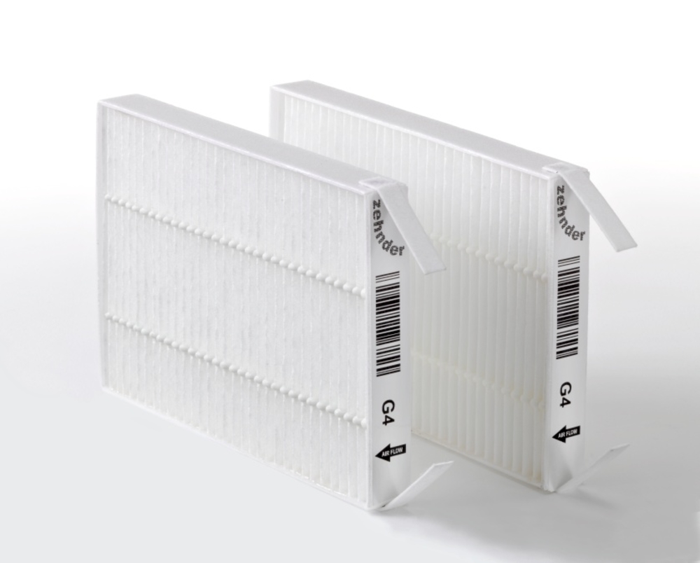 Zehnder Filterset für ComfoSpot 50, ISO Coarse 70 % / ISO ePM10 60 % (G4 / F7), je 1 Stück