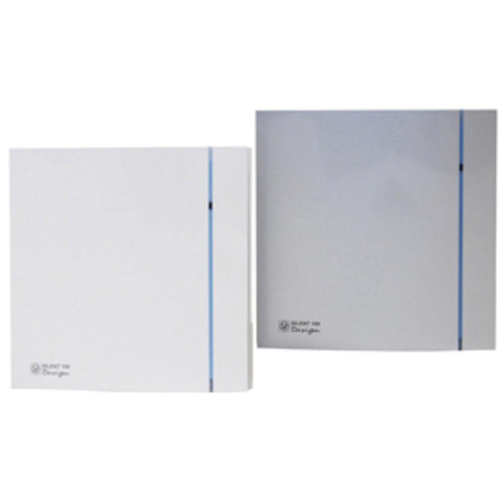 S&P Kleinraum-Ventilator SILENT-300 PLUS DESIGN CHZ mit Feuchtesteuerung und einstellbarem Nachlauf