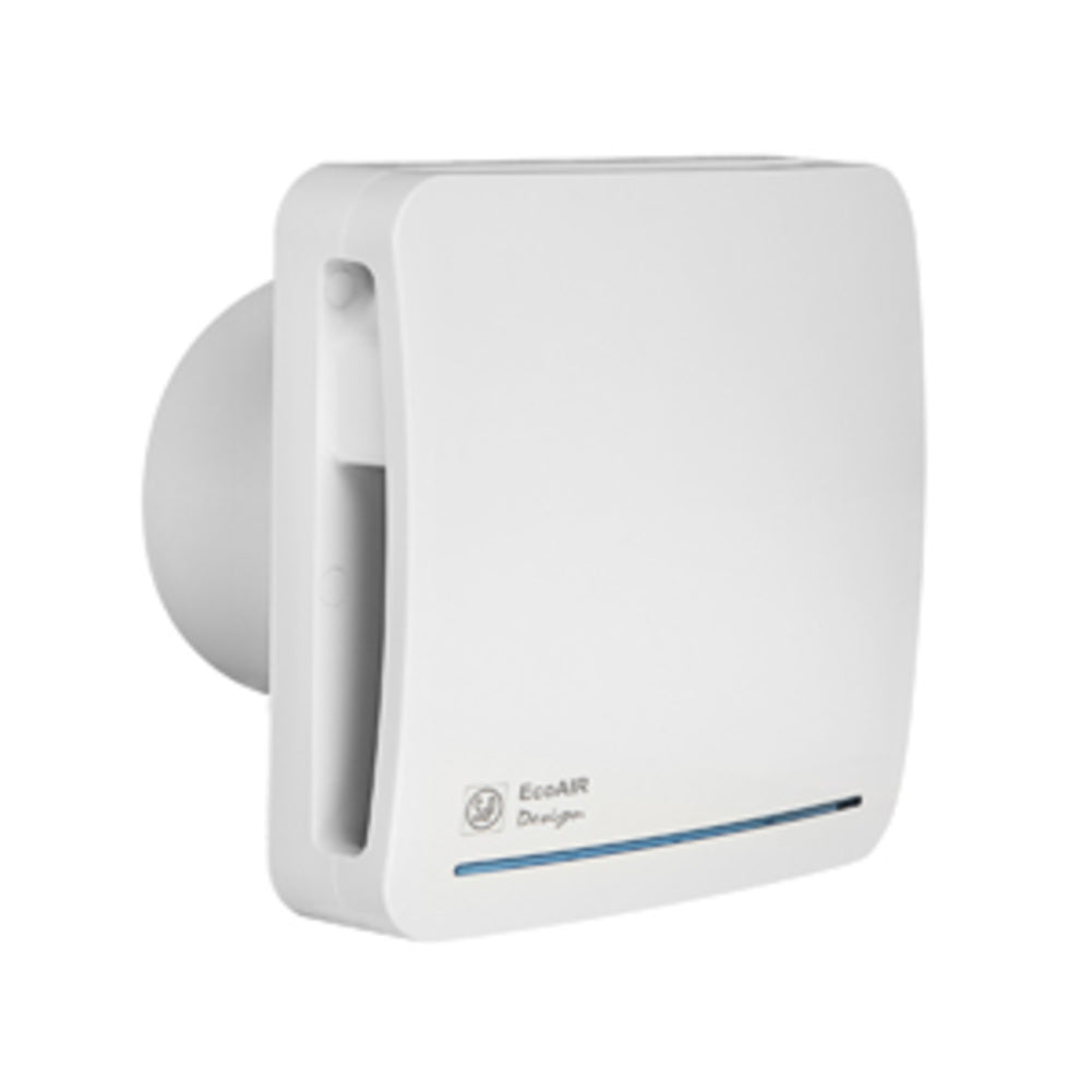 S&P Kleinraum-Ventilator ECOAIR DLC mit EC-Motor und Bewegungsmelder