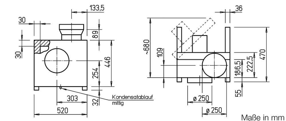 Helios MBW EC 280, Megabox mit EC-Motor 1-PH 200-277V 50/60Hz regelbar DN 280