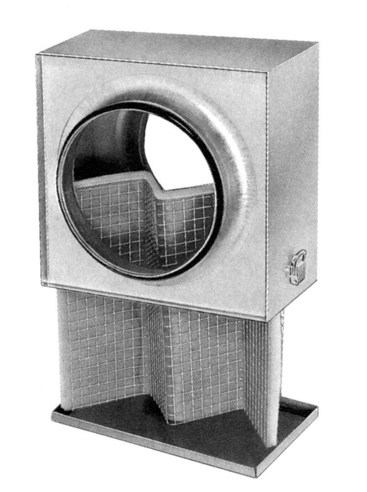 Helios LFBR 160, Luftfilter-Box für Rohrdurchmesser 160 mm