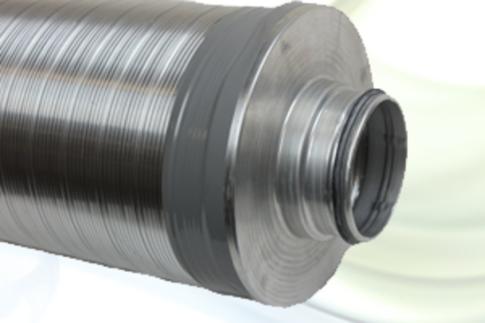 späth UTSD25 ProFlex flexibler Schallämpfer mit Lippendichtung und Rieselschutz - 150 mm x 1,0 m