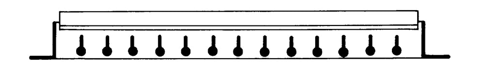 Trox Lüftungsgitter TRS-R-RD/1225x125