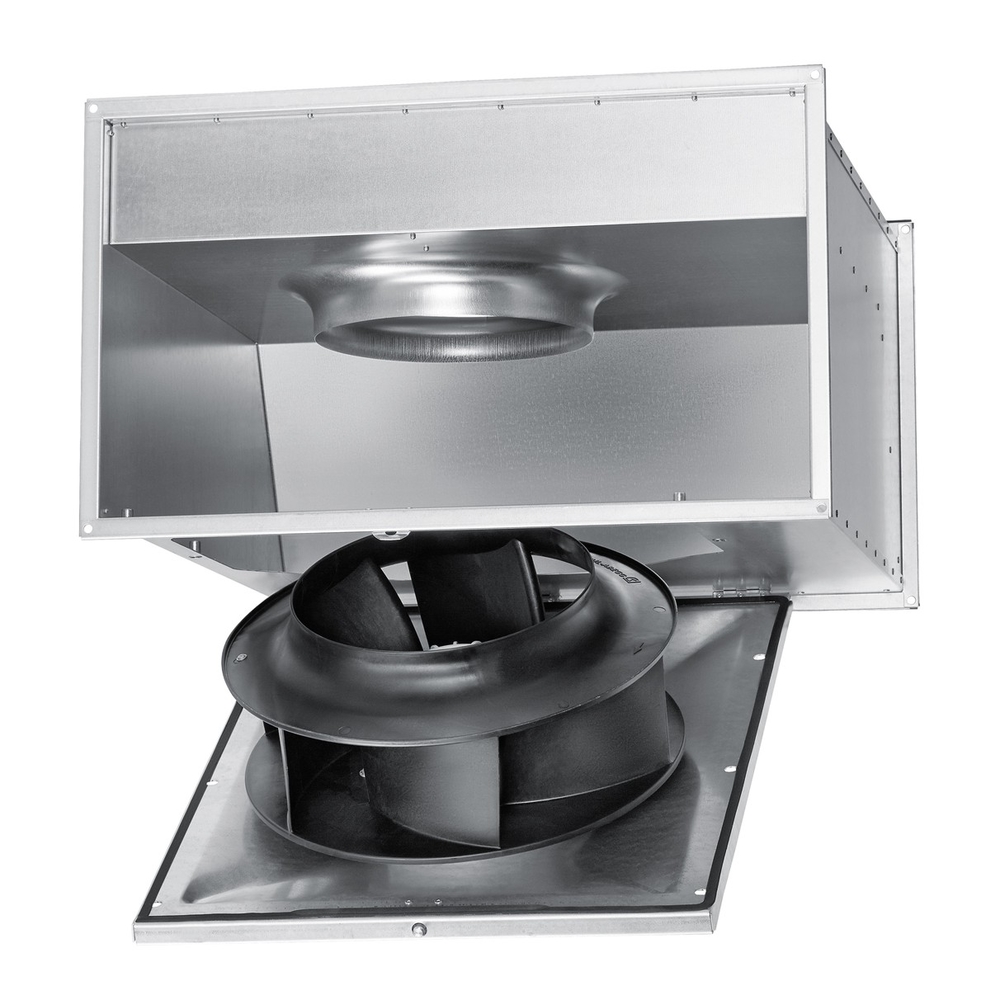 Helios KRD EC 500/80/50 A, Kanalventilator EC schwenkout 3-PH  400V  50Hz regelbar