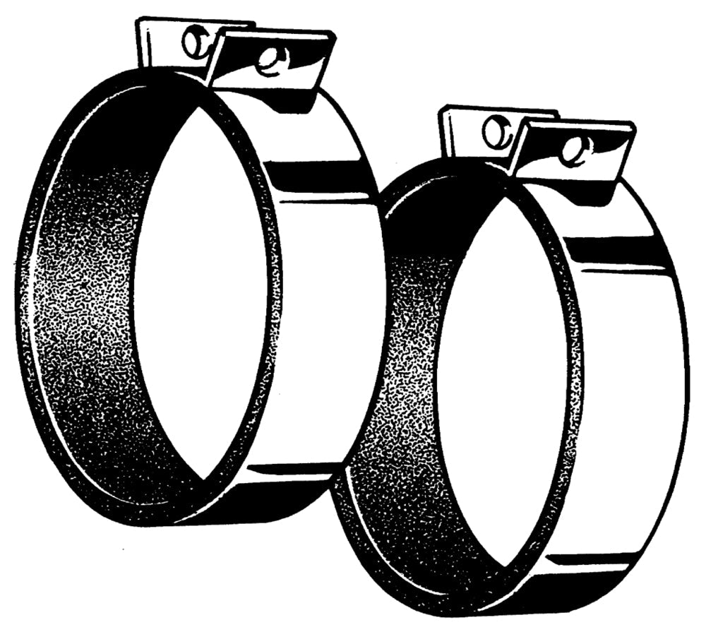 Helios BM 315, Befestigungsmanschetten 1 Satz = 2 Stück