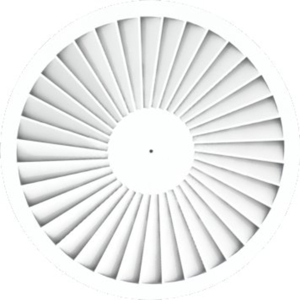 späth Deckendrallauslass DAFT, feststehende, halbradiale Lamellen Gr.500