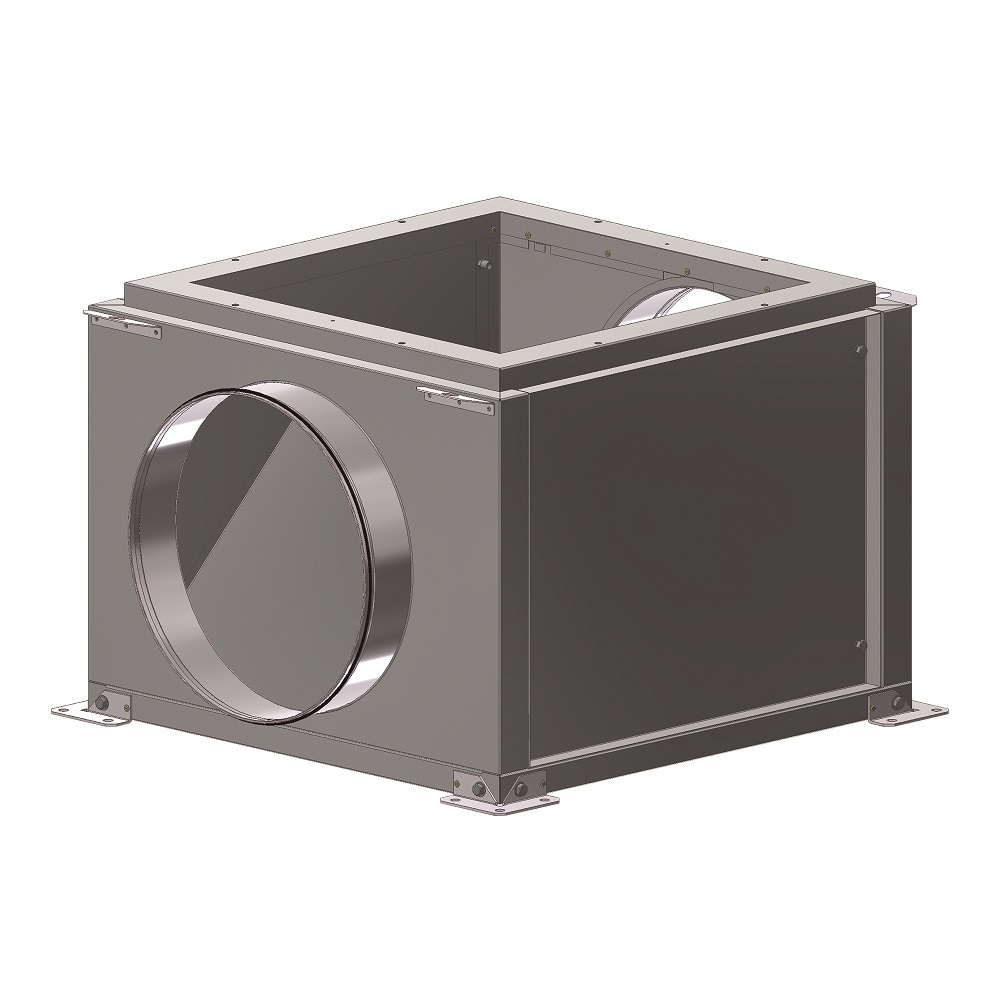 S&P Sammelkasten ILPL-400, 2 runde Stutzen, für ILHB/T