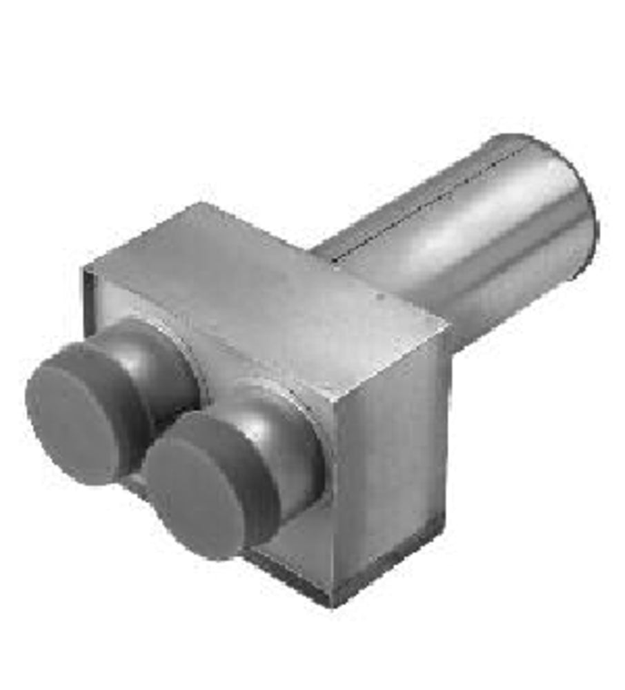 Helios FRS-WDV 2-75/125, FlexPipe Wandddurchführung für Ventilanschluss 125mm u. 2 x DN 75