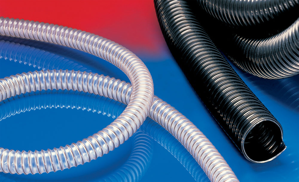 Norres Hochtemperaturschlauch, schwer (+125°C), DN 32mm, L= 10m, AIRDUC® PUR 355 HT