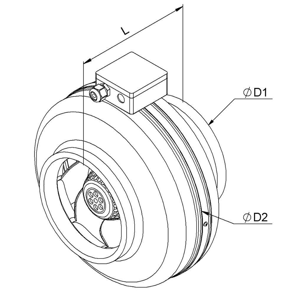 Ruck Rohrventilator RS 200