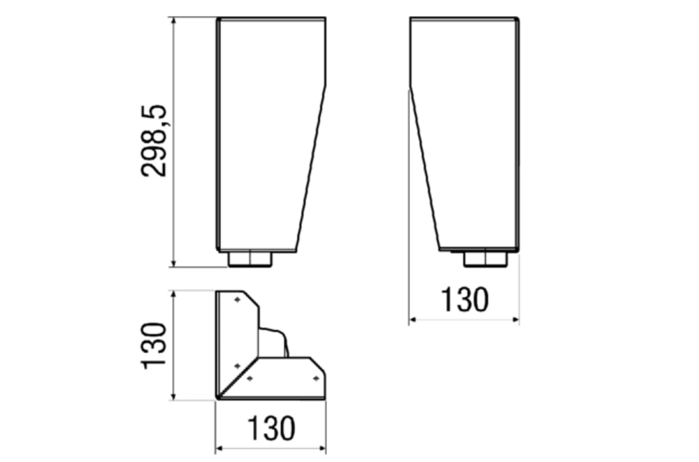 Maico Montagefüße WS-MF 320/470