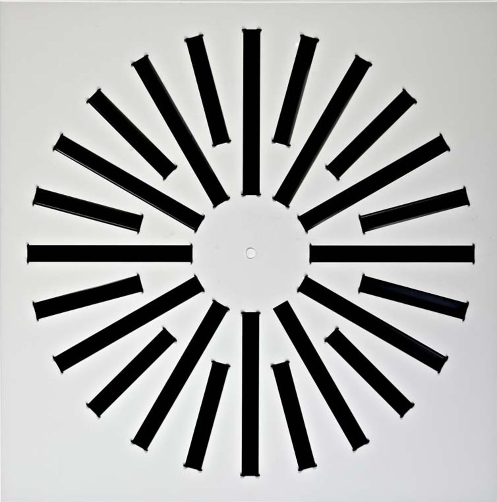 späth Luftauslass DF-RA-A 670mm x 670mm, 40 sternförmige Lamellenstanzungen