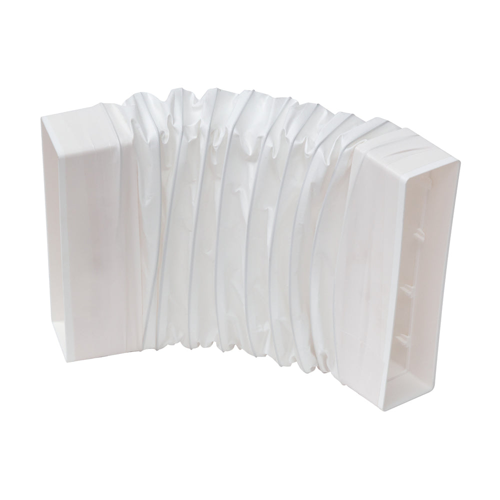 Helios FBO, Flachkanal-Bogen flexibel, Kunststoff weiß