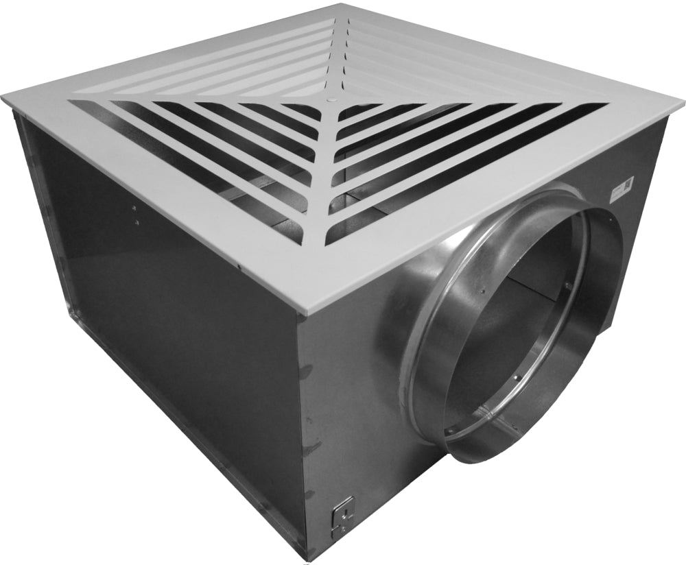 späth Deckenluftauslass 52-FR-4-Stamp 595450, 4-seitig ausblasend, gestanzte, umlaufende Lamellen