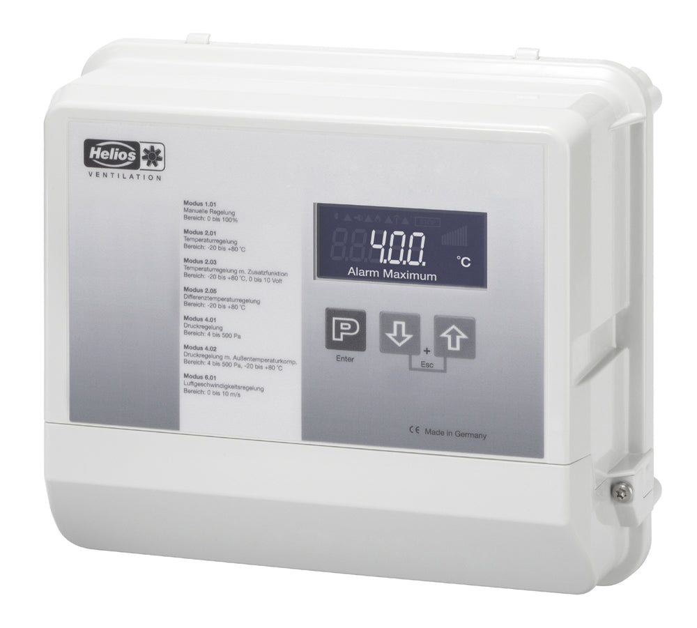 Helios EUR EC, Elektron. Universal-Regelgerät zur stufenl. Drehzahlregelung von EC Ventilatoren