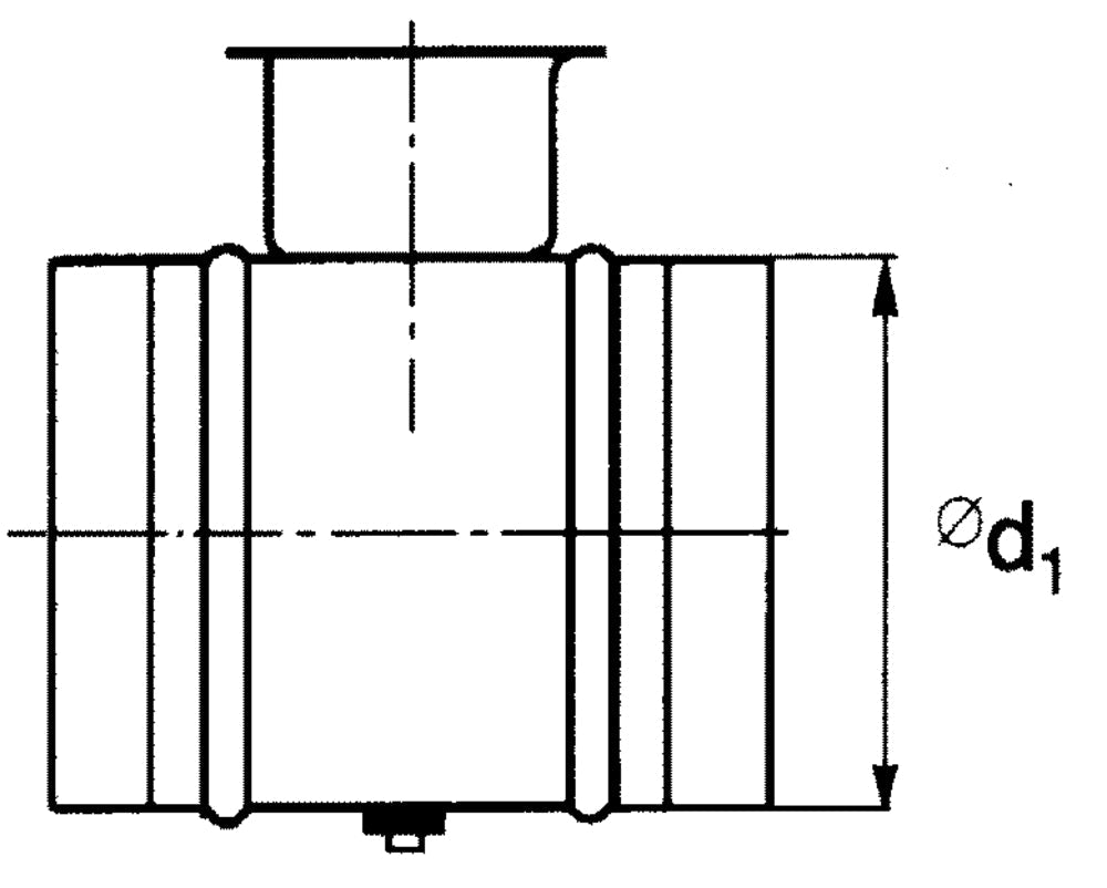 Drosselklappe UDS mit Lippendichtung NW 560