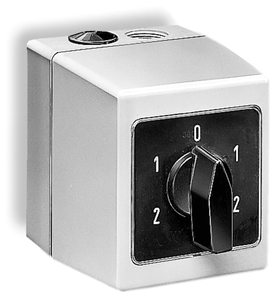 Helios PWGW, Polum- und Wendeschalter für 3-PH Dahlander Motoren 400 V, max. 25 A,IP 65