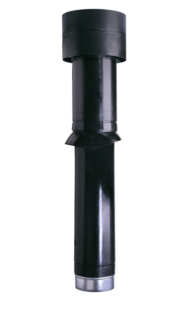 Helios DH 100 S, Dachhaube schwarz, DN 100