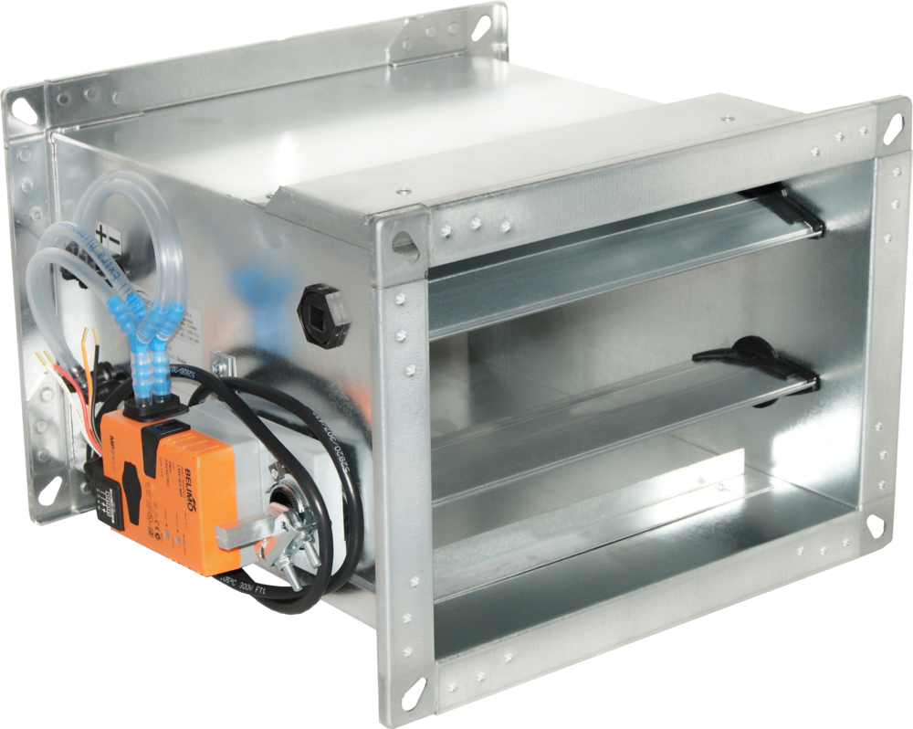 späth schallgedämmter variabler Volumenstromregler 300x200 zum Kanalanschluss (Belimo-MP-Bus-fähig)