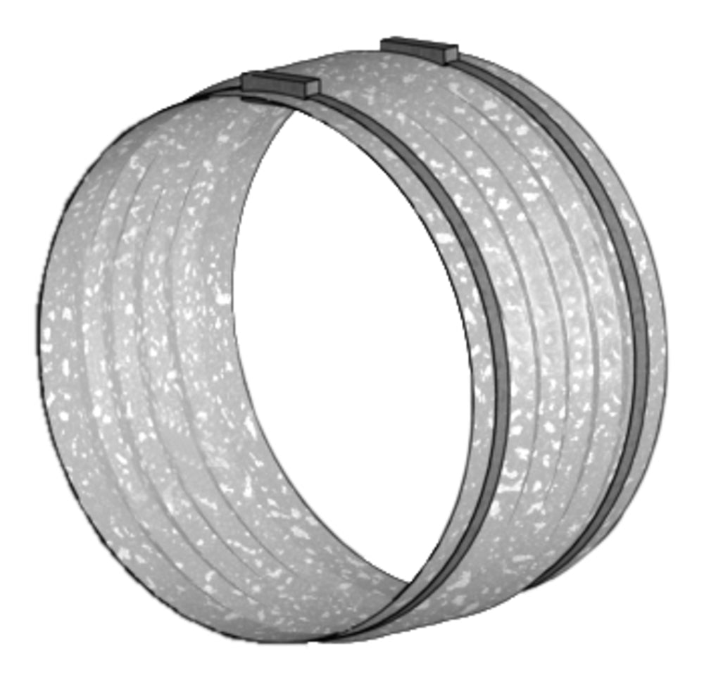 Helios FM 225, Flexible Manschette mit 2 Schlauchschellen