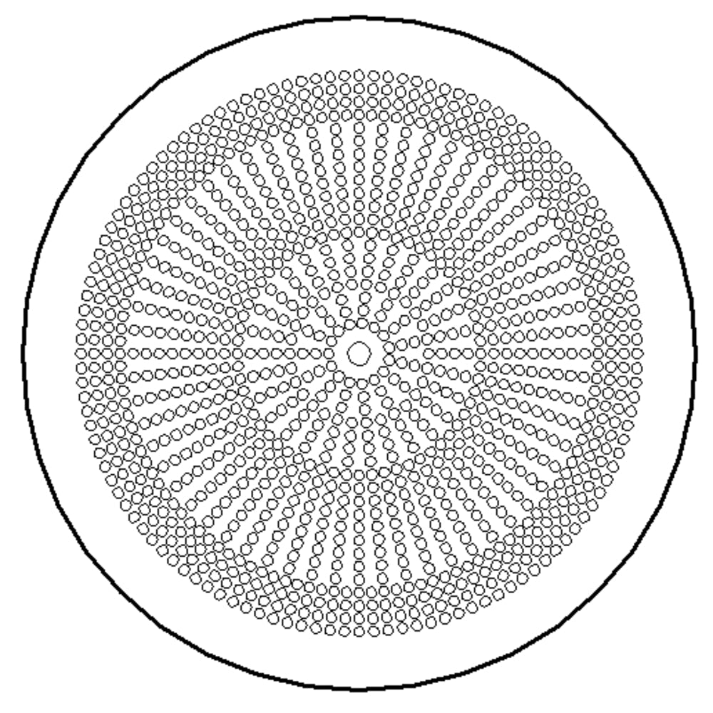 Schako Decken-Impulsauslass (Abluft,rund) Typ PIL-R-S-A, 625mm