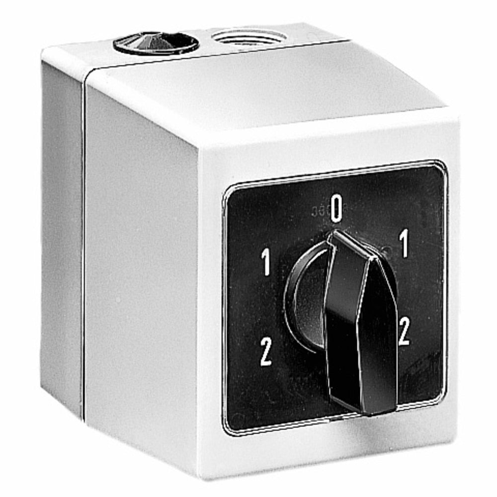 Helios PWGW, Polum- und Wendeschalter für 3-PH Dahlander Motoren 400 V, max. 25 A,IP 65