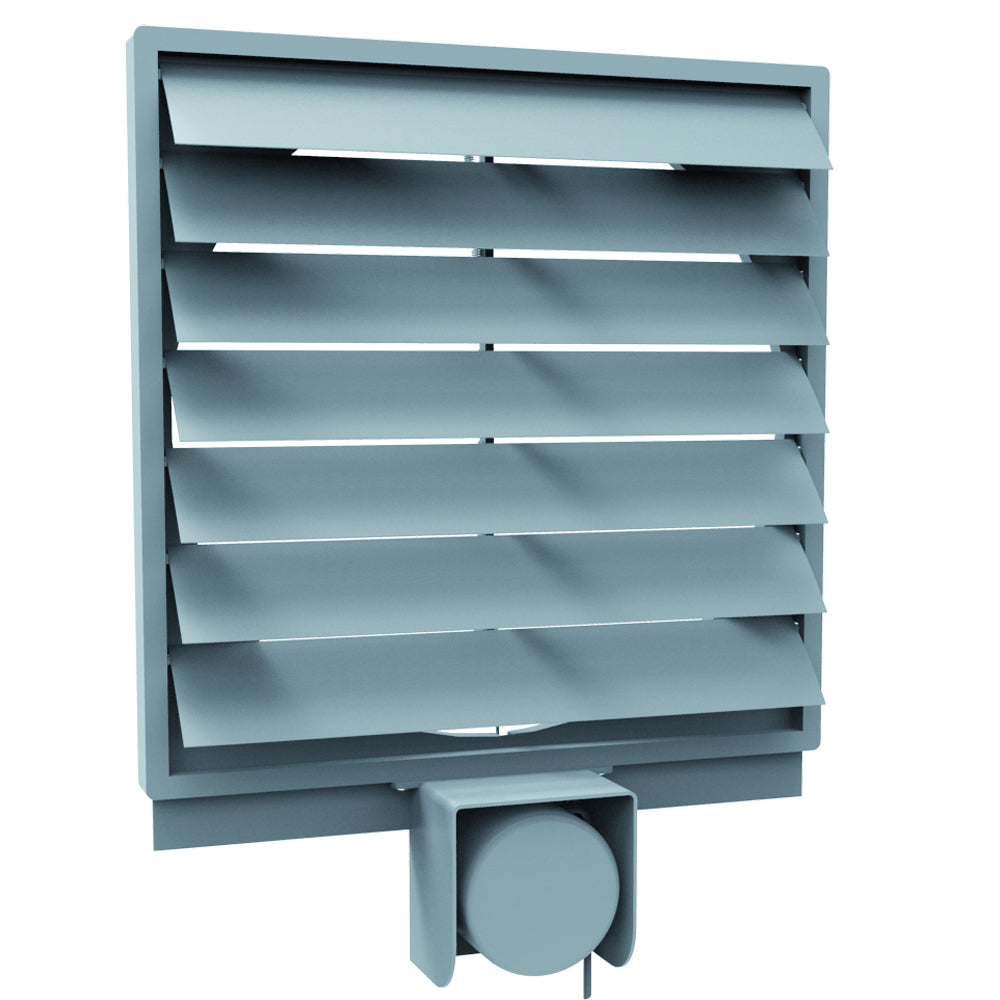 S&P Verschlussklappe PAR-315, elektrisch, grau