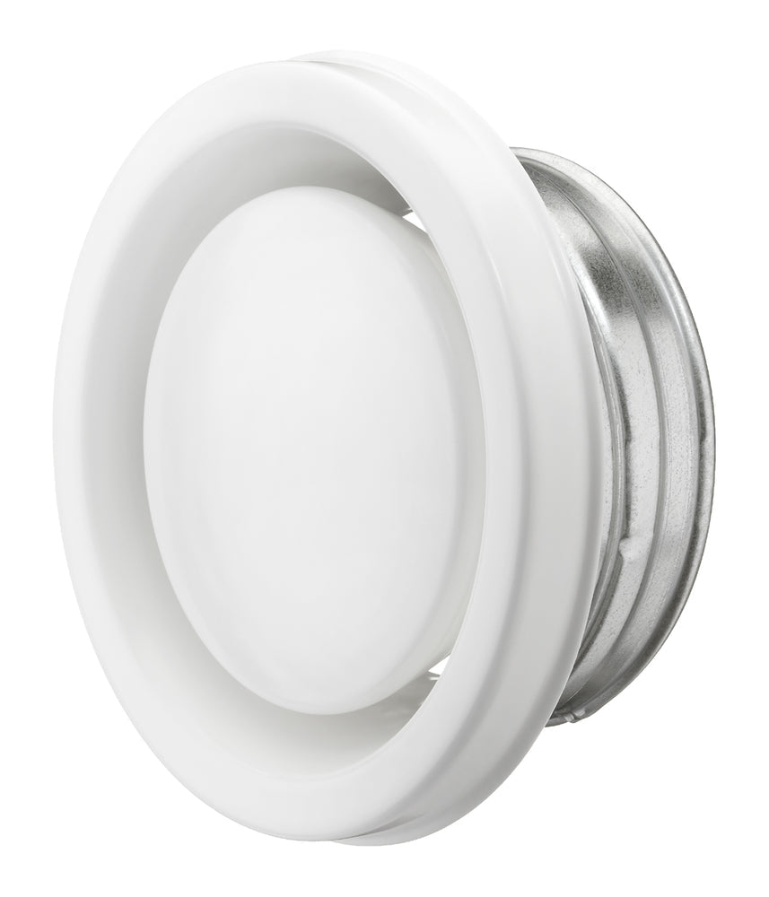 Helios BTV 100, Brandschutz-Tellerventil mit Einbauring ohne Wartungsauflagen