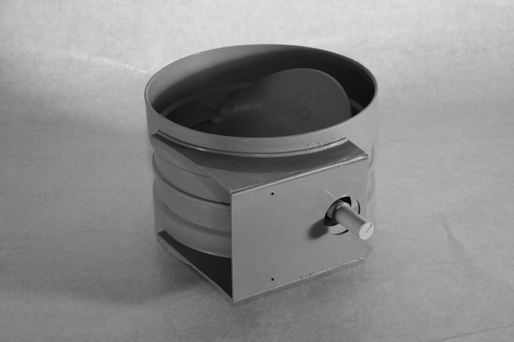 PVC Regelklappe mit Lippendichtung PVC-DS-MOTOR mit Muffe NW 500