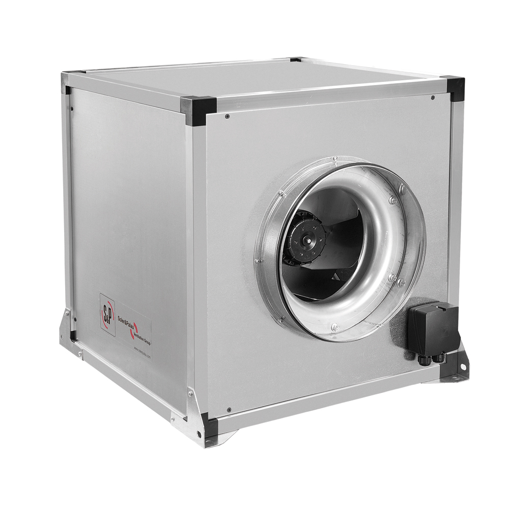 S&P Schallgedämmte Lüftungsbox CVAB/4-3000/355 N D, DN355