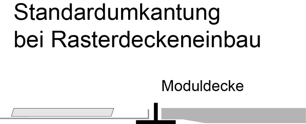 späth Deckendrallauslass DF-RE-Q 400, starre, gebogene Schaufeln, Grundplatte 623x623mm,
