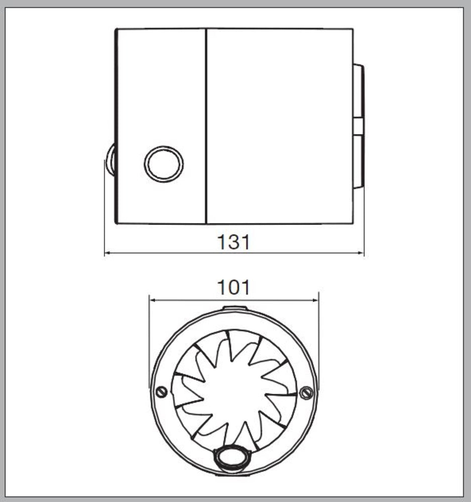 S&P Rohreinschub-Ventilator SILENTUB-100
