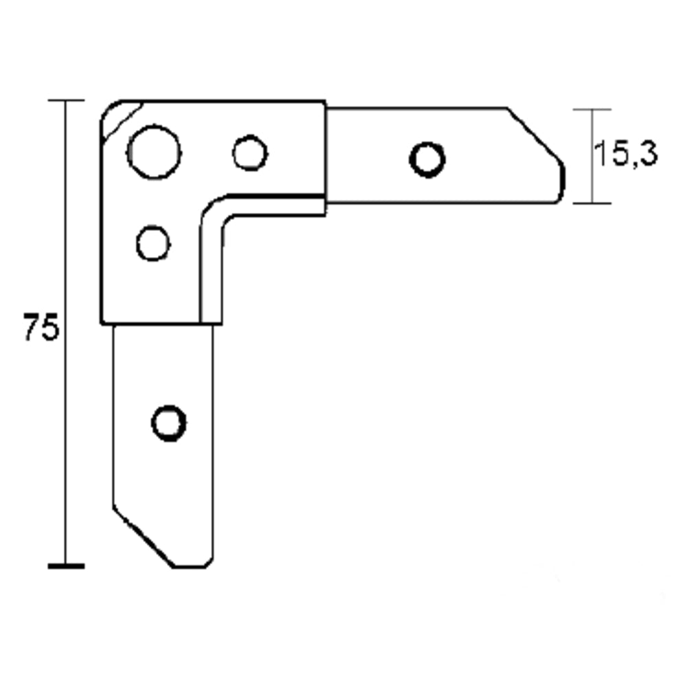 MEZ Luftkanalprofil Corner E128-S20