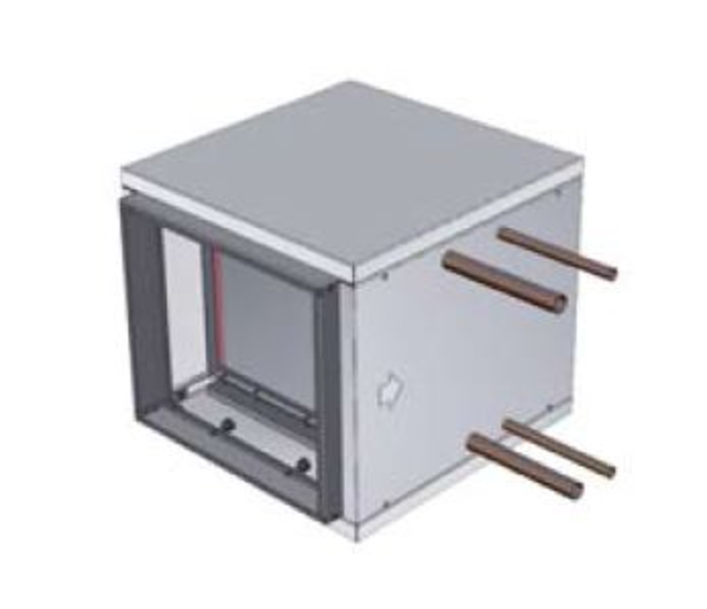 S&P Heiz- und Kühlregister BA-AFC HE 100 RV getrennt für Wasser