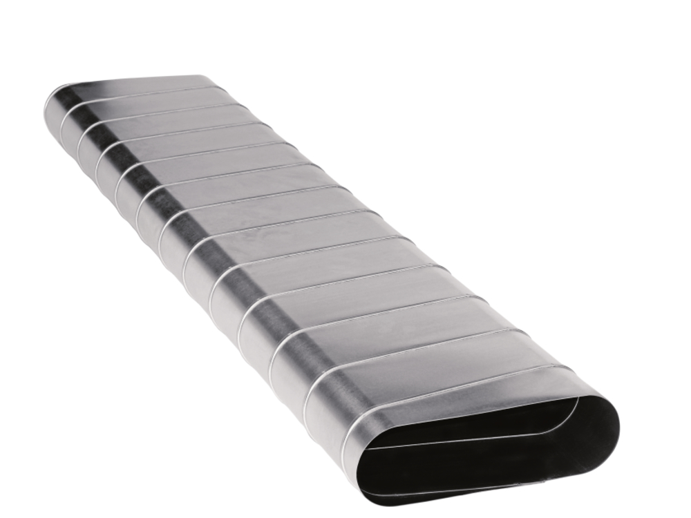 m+a Wickelfalzovalrohr WFRO BxH=570x130mm, max. Fertigungslänge=2000mm